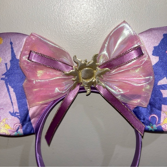 Disney Princess Rapunzel Minnie Mouse Ears Headband Purple and Pink - Picture 3 of 8